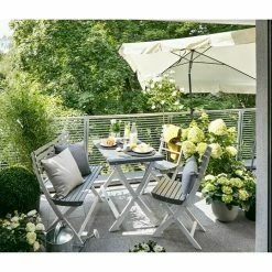 BAUHAUS Sunfun Balkonschirm Messina II Natur, 180 X 120 Cm -Bauhaus Shop 12 1000