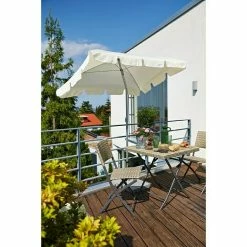 BAUHAUS Sunfun Balkonschirm Messina II Natur, 180 X 120 Cm -Bauhaus Shop 12 1003