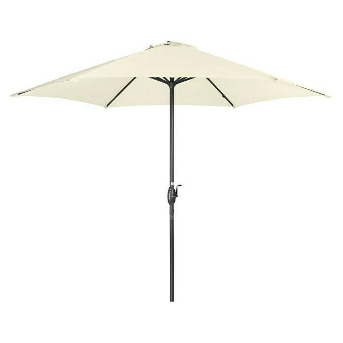 BAUHAUS Derby Basic Lift Sonnenschirm Neo Natur, Durchmesser: 300 Cm 1 BAUHAUS Derby Basic Lift Sonnenschirm Neo Natur, Durchmesser: 300 Cm