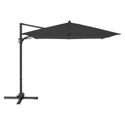 BAUHAUS Derby Pendelschirm DX Anthrazit, 276 X 276 Cm