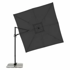 BAUHAUS Derby Pendelschirm DX Anthrazit, 276 X 276 Cm -Bauhaus Shop 12 1015