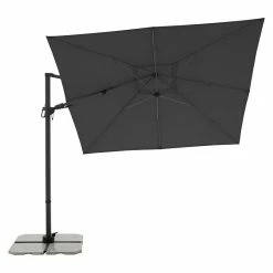 BAUHAUS Derby Pendelschirm DX Anthrazit, 276 X 276 Cm -Bauhaus Shop 12 1016