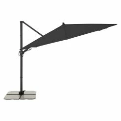 BAUHAUS Derby Pendelschirm DX Anthrazit, 276 X 276 Cm -Bauhaus Shop 12 1017