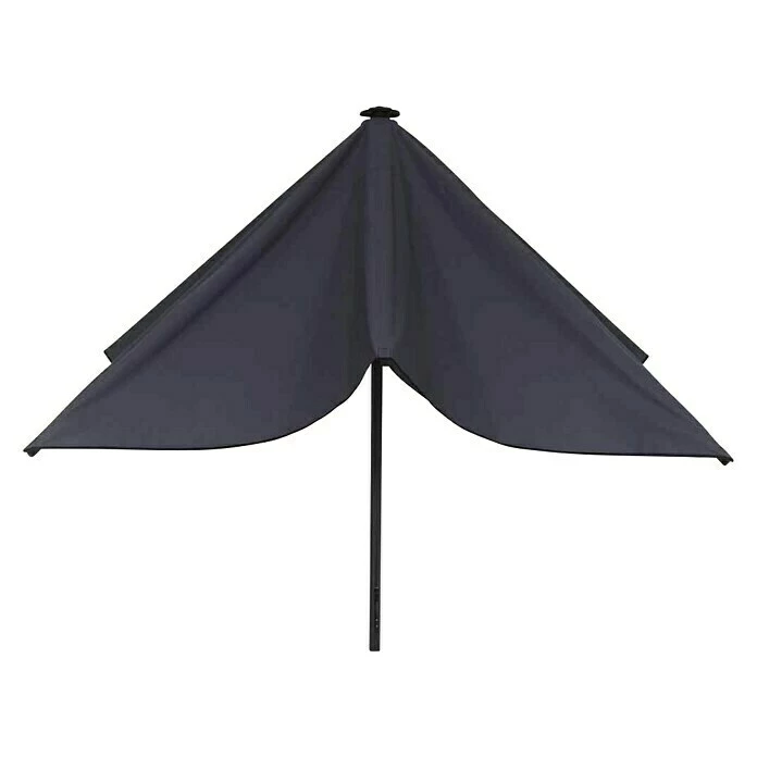 BAUHAUS Siena Garden Sonnenschirm Gastro Anthrazit, L X B: 300 X 300 Cm 2 BAUHAUS Siena Garden Sonnenschirm Gastro Anthrazit, L X B: 300 X 300 Cm – Bild 2