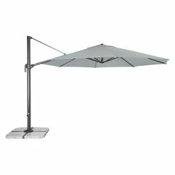 BAUHAUS Derby Ravenna Pendelschirm Grau, Durchmesser: 392 Cm