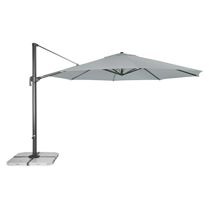 BAUHAUS Derby Ravenna Pendelschirm Grau, Durchmesser: 392 Cm 1 BAUHAUS Derby Ravenna Pendelschirm Grau, Durchmesser: 392 Cm