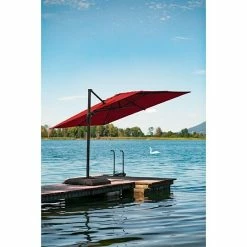 BAUHAUS Sunfun Ampelschirm Capri Rot, 300 X 350 Cm