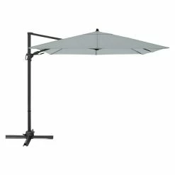 BAUHAUS Derby Pendelschirm DX Hellgrau, 276 X 276 Cm