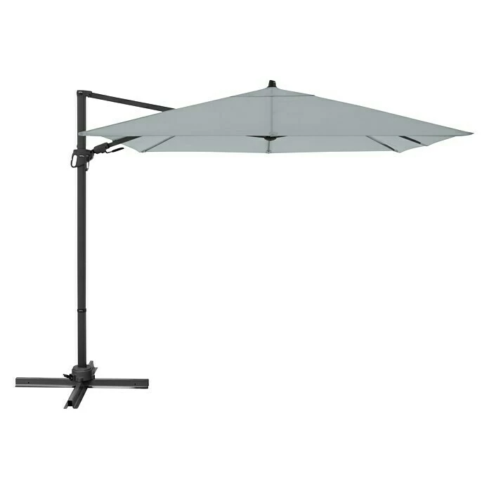 BAUHAUS Derby Pendelschirm DX Hellgrau, 276 X 276 Cm 1 BAUHAUS Derby Pendelschirm DX Hellgrau, 276 X 276 Cm
