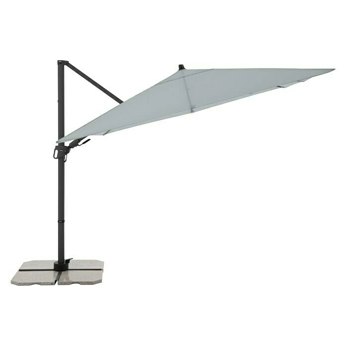 BAUHAUS Derby Pendelschirm DX Hellgrau, 276 X 276 Cm 4 BAUHAUS Derby Pendelschirm DX Hellgrau, 276 X 276 Cm – Bild 4