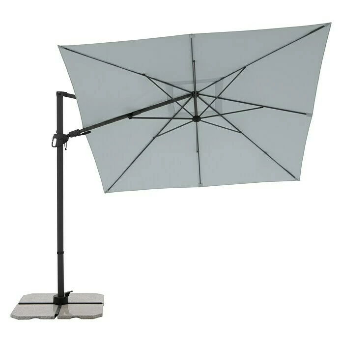 BAUHAUS Derby Pendelschirm DX Hellgrau, 276 X 276 Cm 5 BAUHAUS Derby Pendelschirm DX Hellgrau, 276 X 276 Cm – Bild 5