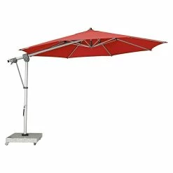 BAUHAUS Doppler Expert Pendelschirm Rot, 350 Cm