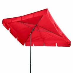 Alternative view of BAUHAUS Doppler Sonnenschirm Sunline-Waterproof III Rot, 260 X 150 Cm