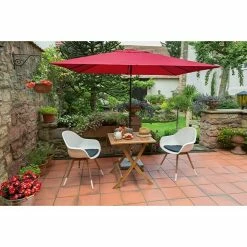 BAUHAUS Sunfun Sonnenschirm Livorno Chili, 200 X 250 Cm -Bauhaus Shop 12 1134