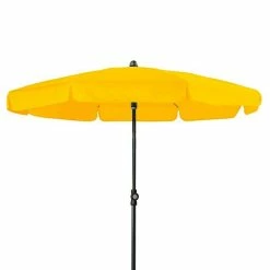 BAUHAUS Doppler Sunline Sonnenschirm Neo Gelb, Ø X H: 150 X 230 Cm