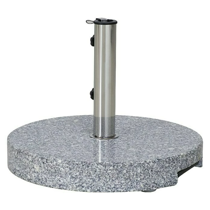 BAUHAUS Siena Garden Granitschirmständer Grau, 40 Kg 1 BAUHAUS Siena Garden Granitschirmständer Grau, 40 Kg