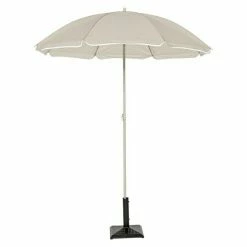 BAUHAUS Sunfun Strandschirm Durchmesser: 180 Cm, Taupe