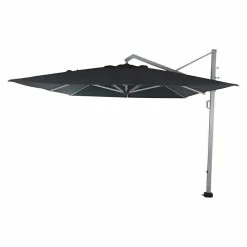 BAUHAUS Siena Garden Ampelschirm Stratos Silber/Schwarz, L X B: 400 X 300 Cm