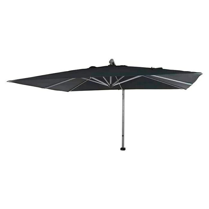 BAUHAUS Siena Garden Ampelschirm Stratos Silber/Schwarz, L X B: 400 X 300 Cm 2 BAUHAUS Siena Garden Ampelschirm Stratos Silber/Schwarz, L X B: 400 X 300 Cm – Bild 2