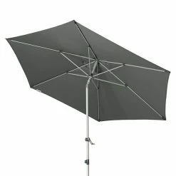 BAUHAUS Doppler Expert Kurbelschirm Auto Tilt Anthrazit, Durchmesser: 320 Cm