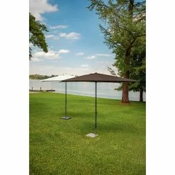 BAUHAUS Sunfun Marktschirm Venetien II Anthrazit, 300 X 200 Cm -Bauhaus Shop 12 1217