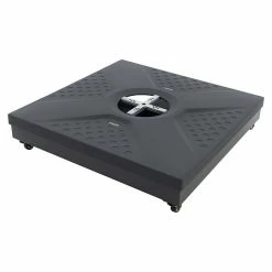 BAUHAUS Doppler Active Schirmständer Easy Push Rollsockel 26 Kg, 88 X 88 Cm, Passend Für: Pendelschirme