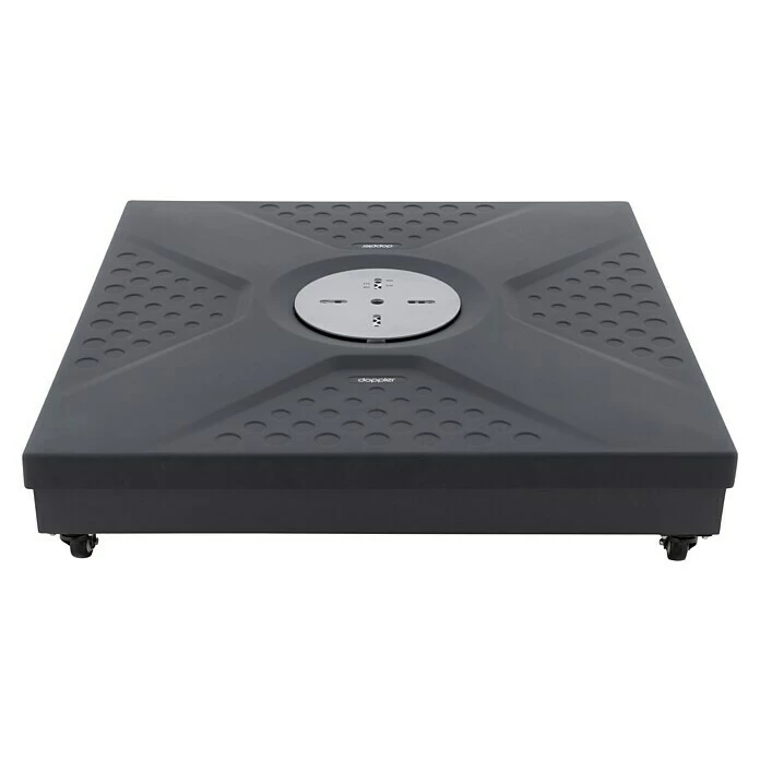 BAUHAUS Doppler Active Schirmständer Easy Push Rollsockel 26 Kg, 88 X 88 Cm, Passend Für: Pendelschirme 3 BAUHAUS Doppler Active Schirmständer Easy Push Rollsockel 26 Kg, 88 X 88 Cm, Passend Für: Pendelschirme – Bild 3