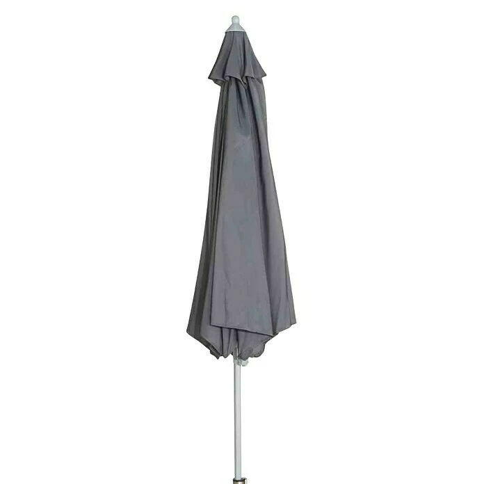BAUHAUS Siena Garden Sonnenschirm Push Pro Durchmesser: 300 Cm, Grau 2 BAUHAUS Siena Garden Sonnenschirm Push Pro Durchmesser: 300 Cm, Grau – Bild 2