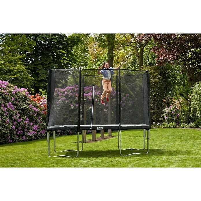 BAUHAUS Salta Trampolin Combo 214 X 153 Cm, Schwarz 2 BAUHAUS Salta Trampolin Combo 214 X 153 Cm, Schwarz – Bild 2