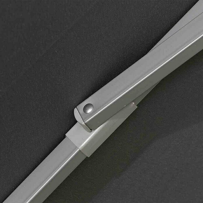 BAUHAUS Siena Garden Sonnenschirm Push Pro Durchmesser: 300 Cm, Grau 6 BAUHAUS Siena Garden Sonnenschirm Push Pro Durchmesser: 300 Cm, Grau – Bild 6