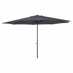 BAUHAUS Sunfun Marktschirm Trentino II Anthrazit, Durchmesser: 400 Cm