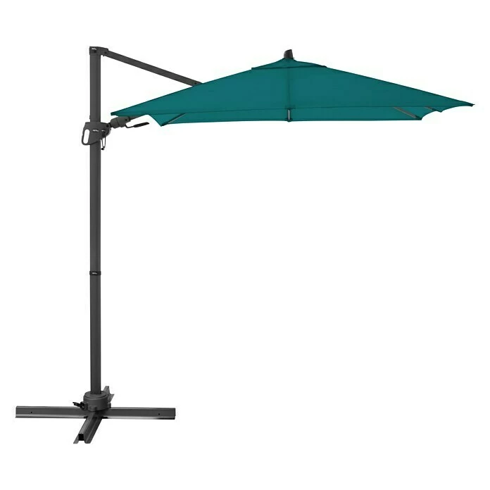 BAUHAUS Derby Pendelschirm DX Petrol, 210 X 210 Cm 1 BAUHAUS Derby Pendelschirm DX Petrol, 210 X 210 Cm