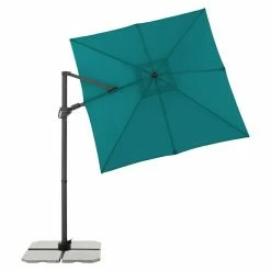 Alternative view of BAUHAUS Derby Pendelschirm DX Petrol, 210 X 210 Cm