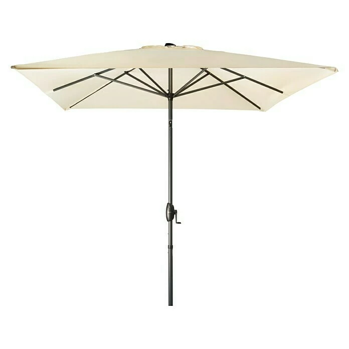 BAUHAUS Derby Basic Lift Sonnenschirm Neo Natur, L X B: 240 X 200 Cm 1 BAUHAUS Derby Basic Lift Sonnenschirm Neo Natur, L X B: 240 X 200 Cm