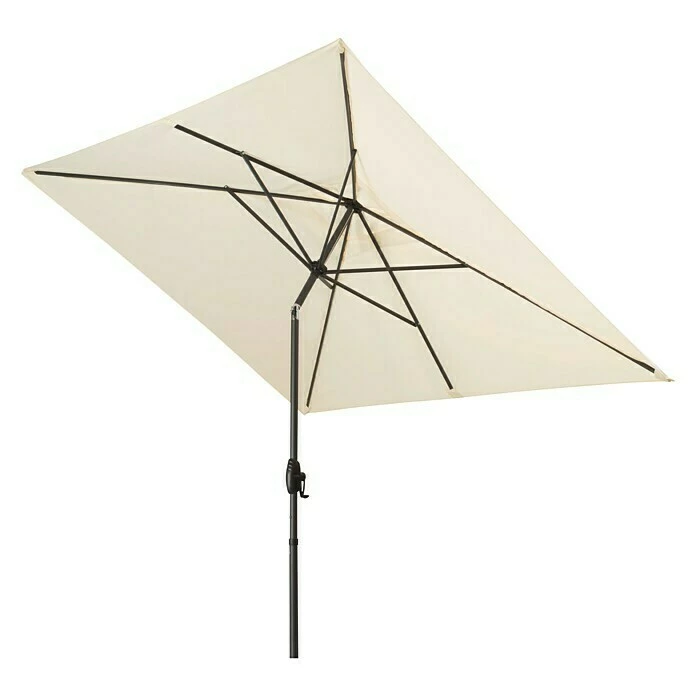 BAUHAUS Derby Basic Lift Sonnenschirm Neo Natur, L X B: 240 X 200 Cm 2 BAUHAUS Derby Basic Lift Sonnenschirm Neo Natur, L X B: 240 X 200 Cm – Bild 2