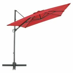 BAUHAUS Sunfun Ampelschirm Florenz Chili, 200 X 250 Cm -Bauhaus Shop 12 1289