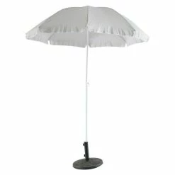 BAUHAUS Sunfun Balkonschirm Provence II Lichtgrau, Durchmesser: 200 Cm