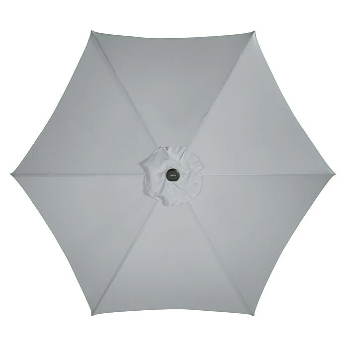 BAUHAUS Derby Basic Lift Sonnenschirm Neo Hellgrau, Durchmesser: 300 Cm 2 BAUHAUS Derby Basic Lift Sonnenschirm Neo Hellgrau, Durchmesser: 300 Cm – Bild 2