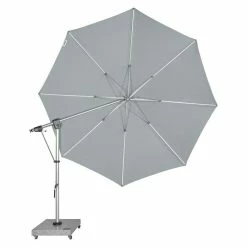 BAUHAUS Doppler Expert Pendelschirm Hellgrau, 350 Cm -Bauhaus Shop 12 1350