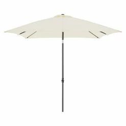 Bauhaus Shop 32 BAUHAUS Derby Sonnenschirm Push Up Basic Natur, 210 X 210 Cm