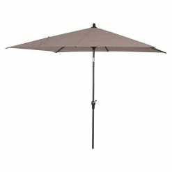 BAUHAUS Siena Garden Sonnenschirm Avio Taupe, 250 X 200 Cm