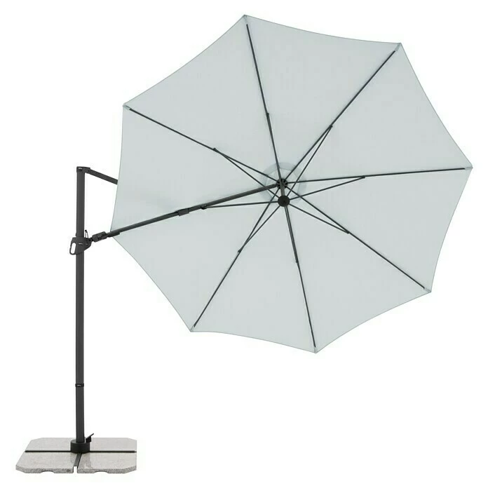 BAUHAUS Derby Pendelschirm DX Hellgrau, Durchmesser: 332 Cm 3 BAUHAUS Derby Pendelschirm DX Hellgrau, Durchmesser: 332 Cm – Bild 3