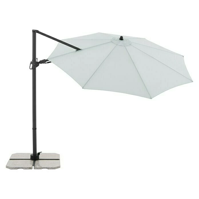BAUHAUS Derby Pendelschirm DX Hellgrau, Durchmesser: 332 Cm 5 BAUHAUS Derby Pendelschirm DX Hellgrau, Durchmesser: 332 Cm – Bild 5