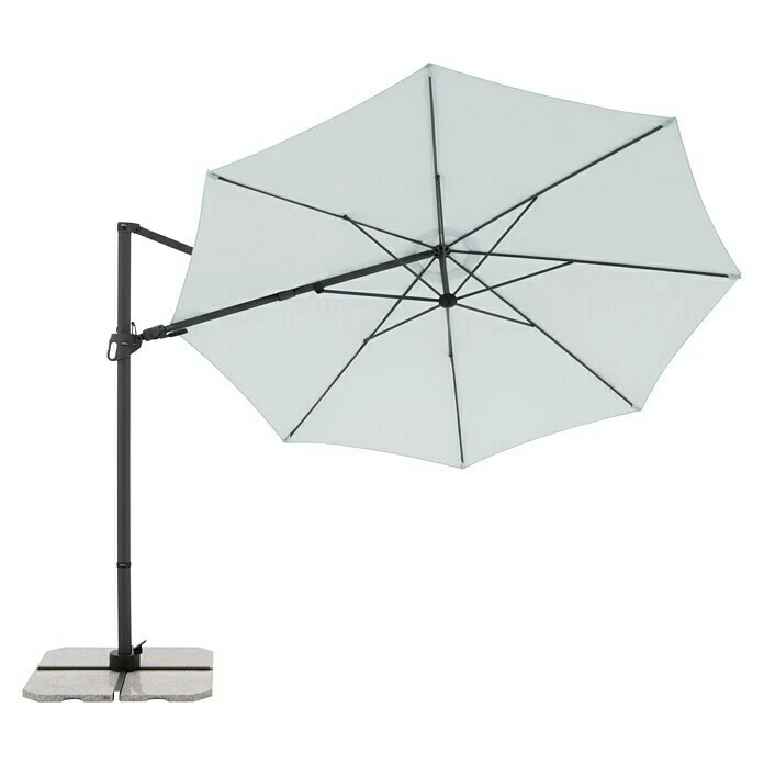 BAUHAUS Derby Pendelschirm DX Hellgrau, Durchmesser: 332 Cm 6 BAUHAUS Derby Pendelschirm DX Hellgrau, Durchmesser: 332 Cm – Bild 6