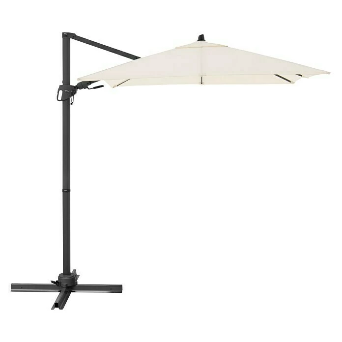 BAUHAUS Derby Pendelschirm DX Natur, 210 X 210 Cm 1 BAUHAUS Derby Pendelschirm DX Natur, 210 X 210 Cm
