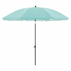 BAUHAUS Derby Strandschirm Como Hellblau, Durchmesser: 165 Cm
