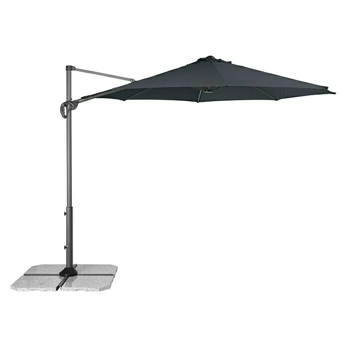 BAUHAUS Derby Ravenna Pendelschirm Smart Anthrazit, Durchmesser: 293 Cm 1 BAUHAUS Derby Ravenna Pendelschirm Smart Anthrazit, Durchmesser: 293 Cm
