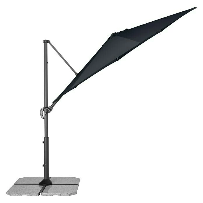 BAUHAUS Derby Ravenna Pendelschirm Smart Anthrazit, Durchmesser: 293 Cm 2 BAUHAUS Derby Ravenna Pendelschirm Smart Anthrazit, Durchmesser: 293 Cm – Bild 2