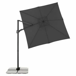Alternative view of BAUHAUS Derby Pendelschirm DX Anthrazit, 210 X 210 Cm