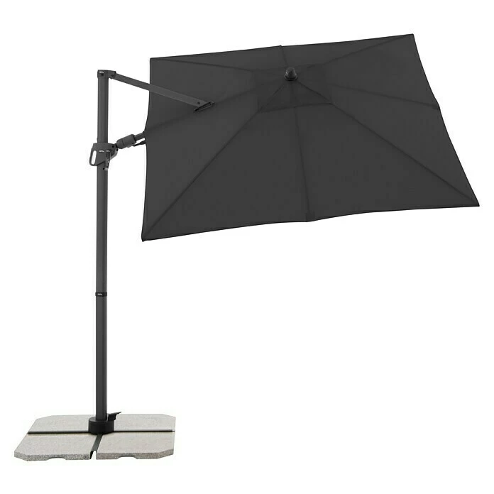 BAUHAUS Derby Pendelschirm DX Anthrazit, 210 X 210 Cm 3 BAUHAUS Derby Pendelschirm DX Anthrazit, 210 X 210 Cm – Bild 3